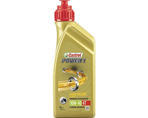 Castrol Power 1 10W-40 4T Motoröl in einer 1-Liter-Flasche